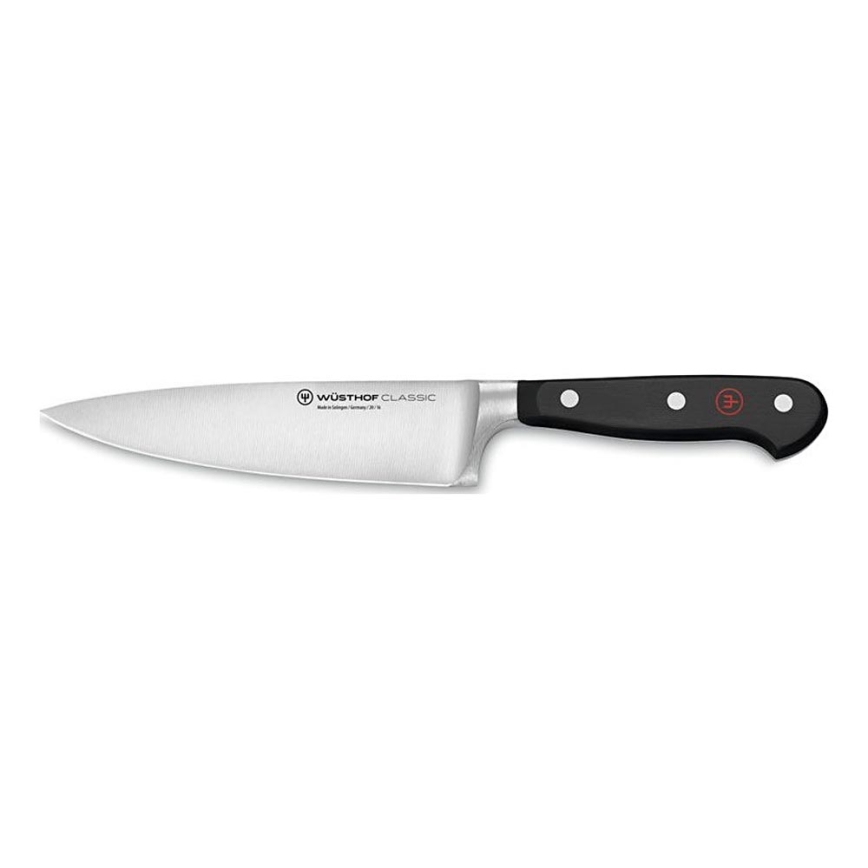 Wüsthof - Kuchynský nôž kuchársky CLASSIC 16 cm čierna