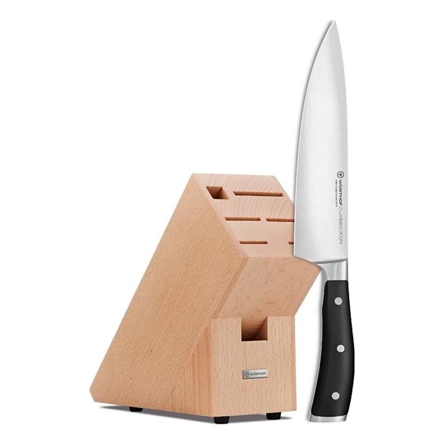 Wüsthof - Kuchynský nôž kuchársky CLASSIC IKON 20 cm v stojane buk