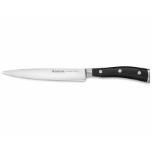 Wüsthof - Kuchynský nôž na šunku CLASSIC IKON 16 cm čierna