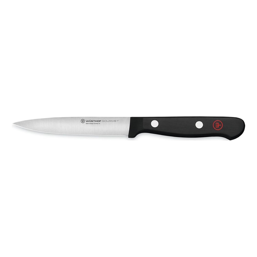 Wüsthof - Kuchynský nôž na zeleninu GOURMET 10 cm čierna
