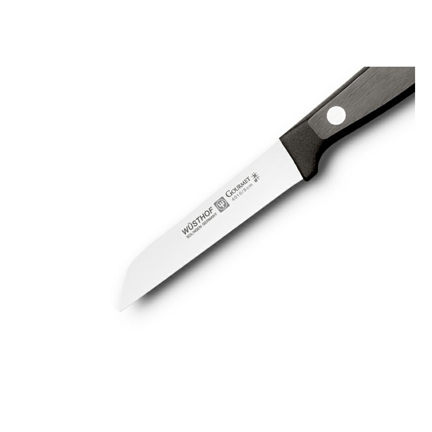 Wüsthof - Kuchynský nôž na zeleninu GOURMET 8 cm čierna