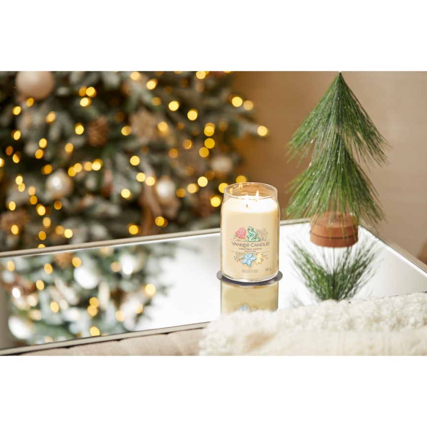 Yankee Candle - Vonná sviečka CHRISTMAS COOKIE veľká 567g 60-90 hod.