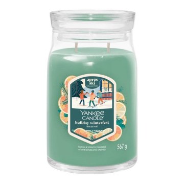 Yankee Candle - Vonná sviečka HOLIDAY WINTERFEST veľká 567g 60-90 hod.