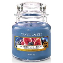 Yankee Candle - Vonná sviečka MULBERRY & FIG DELIGHT malá 104g 20-30 hod.