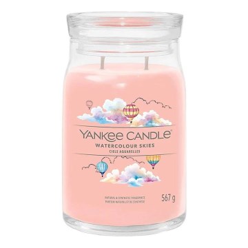 Yankee Candle - Vonná sviečka WATERCOLOUR SKIES veľká 567g 60-90 hod.