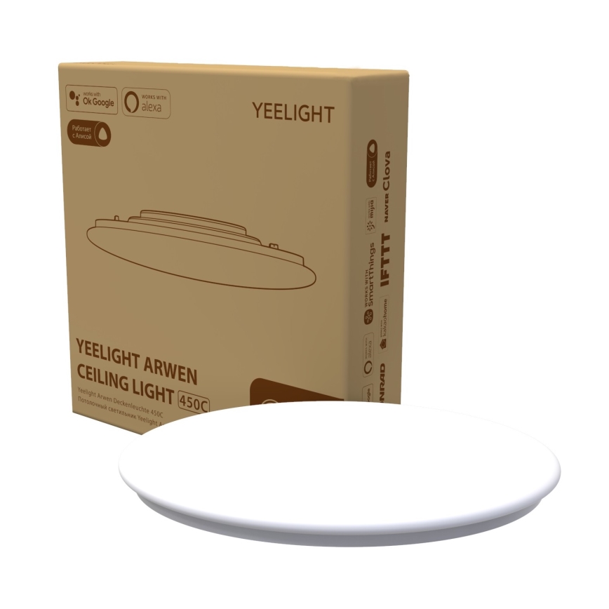 Yeelight - LED RGB Stmievateľné svietidlo ARWEN 450C LED/50W/230V IP50 CRI 90 + diaľkové ovládanie Wi-Fi/BT