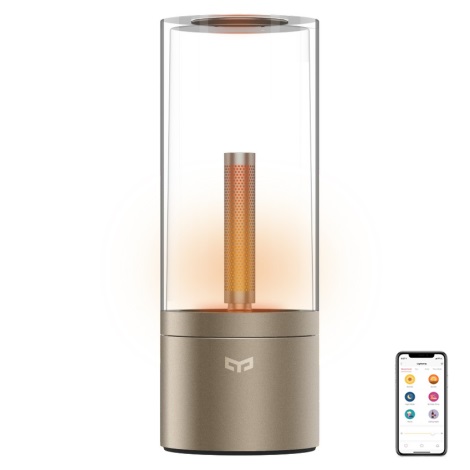 Yeelight - LED Stmievateľná stolná lampa CANDELA LED/6,5W/5V 2100 mAh Bluetooth