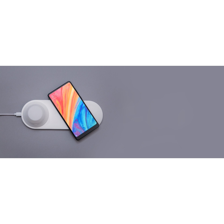 Yeelight - Stolná lampa s bezdrôtovou nabíjačkou LED/15W/5V 500 mAh