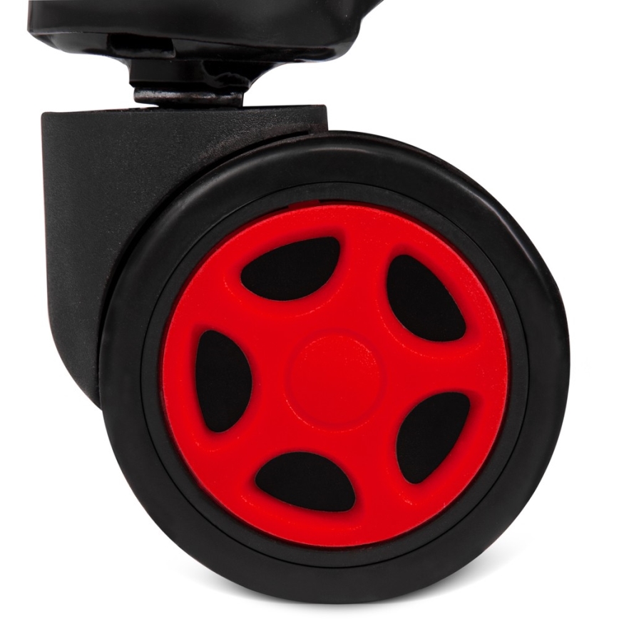 Yenkee - Herná stolička čierna/červená