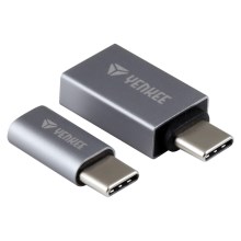 Yenkee - Sada redukcií z USB-C na MicroUSB a USB-A