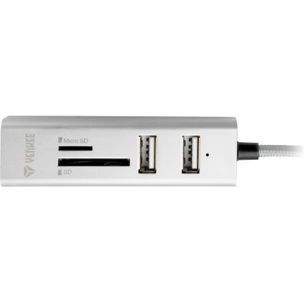 Yenkee - USB Rozbočovač 2.0 a čítačka kariet