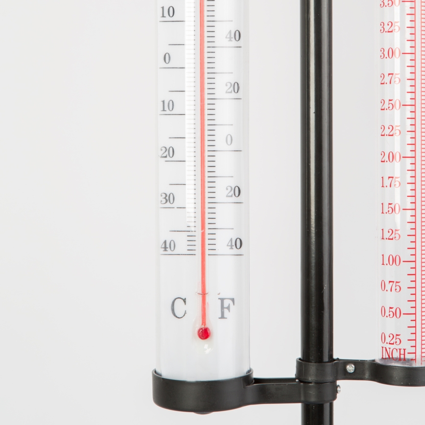 Záhradná meteorologická stanica 3v1 145 cm čierna