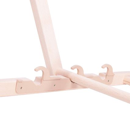 Záhradné lehátko modrá/buk