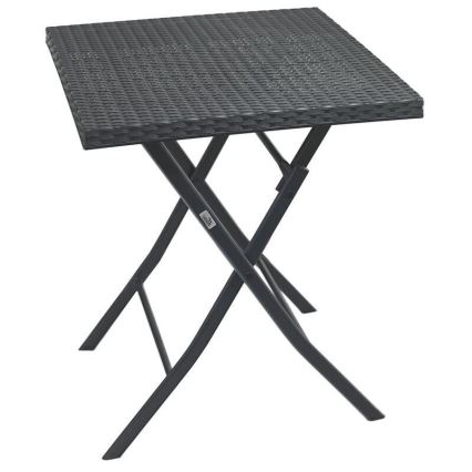 Záhradný stôl + 2x stoličky, sivé