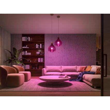 Základná sada Philips Hue WHITE AND COLOR AMBIANCE 2xE27/9W/230V 2000-6500K + Hue Bridge