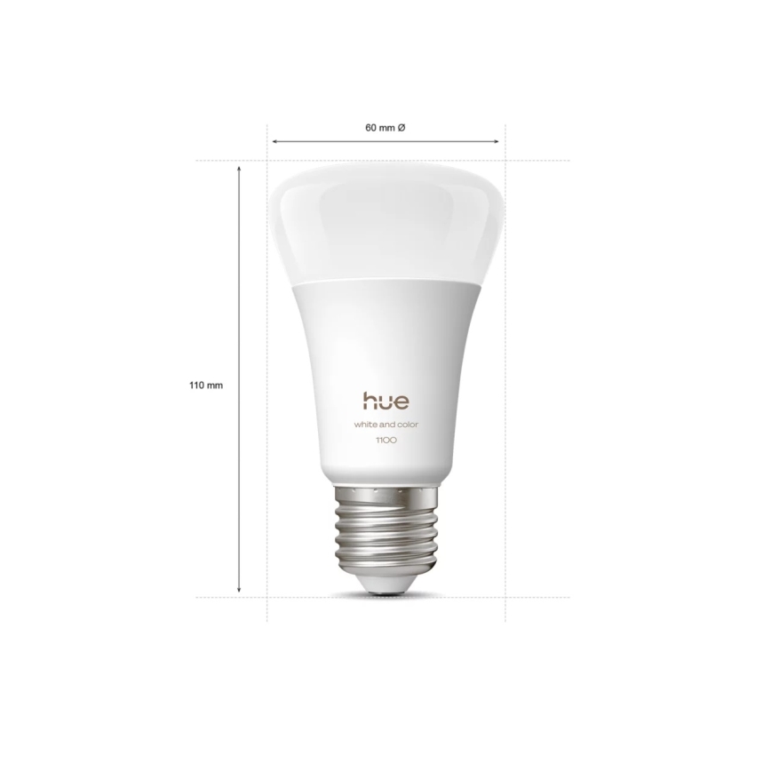 Základná sada Philips Hue WHITE AND COLOR AMBIANCE 3xE27/8,1W 1000-20000K + zariadenie na prepojenie