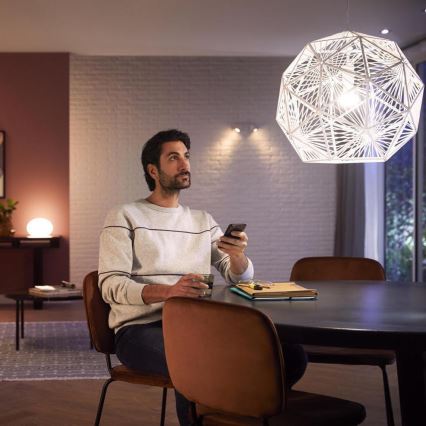 Základná sada Philips Hue WHITE AND COLOR AMBIANCE 3xE27/9W 2000-6500K + Hue bridge a dimmer switch