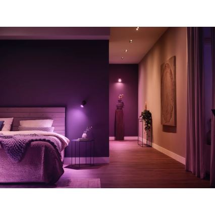Základná sada Philips Hue WHITE AND COLOR AMBIANCE 3xGU10/4,2W 2000-6500K + prepojovacie zariadenie