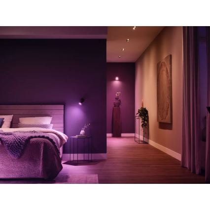 Základná sada Philips Hue WHITE AND COLOR AMBIANCE 3xGU10/4,2W/230V 2200-6500K + Hue bridge