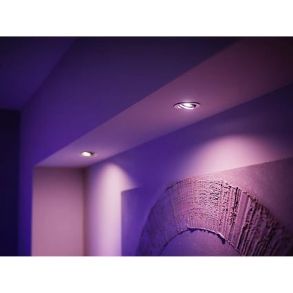 Základná sada Philips Hue WHITE AND COLOR AMBIANCE 3xGU10/4,2W/230V 2200-6500K + Hue bridge