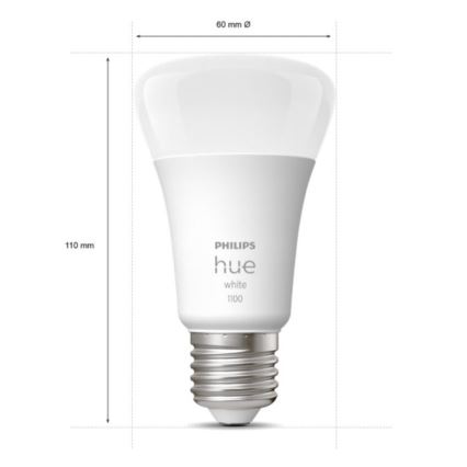 Základná sada Philips Hue WHITE 3xE27/9,5W 2700K + Hue Bridge a stmievač