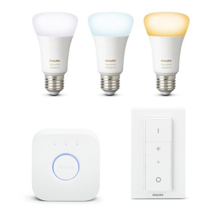 Základná sada Philips HUE WHITE AMBIANCE 3xE27/9,5W/230V