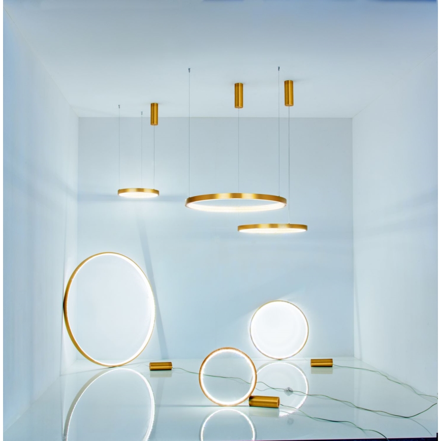 Zambelis 2005 - LED Stmievateľný luster na lanku LED/25W/230V zlatá