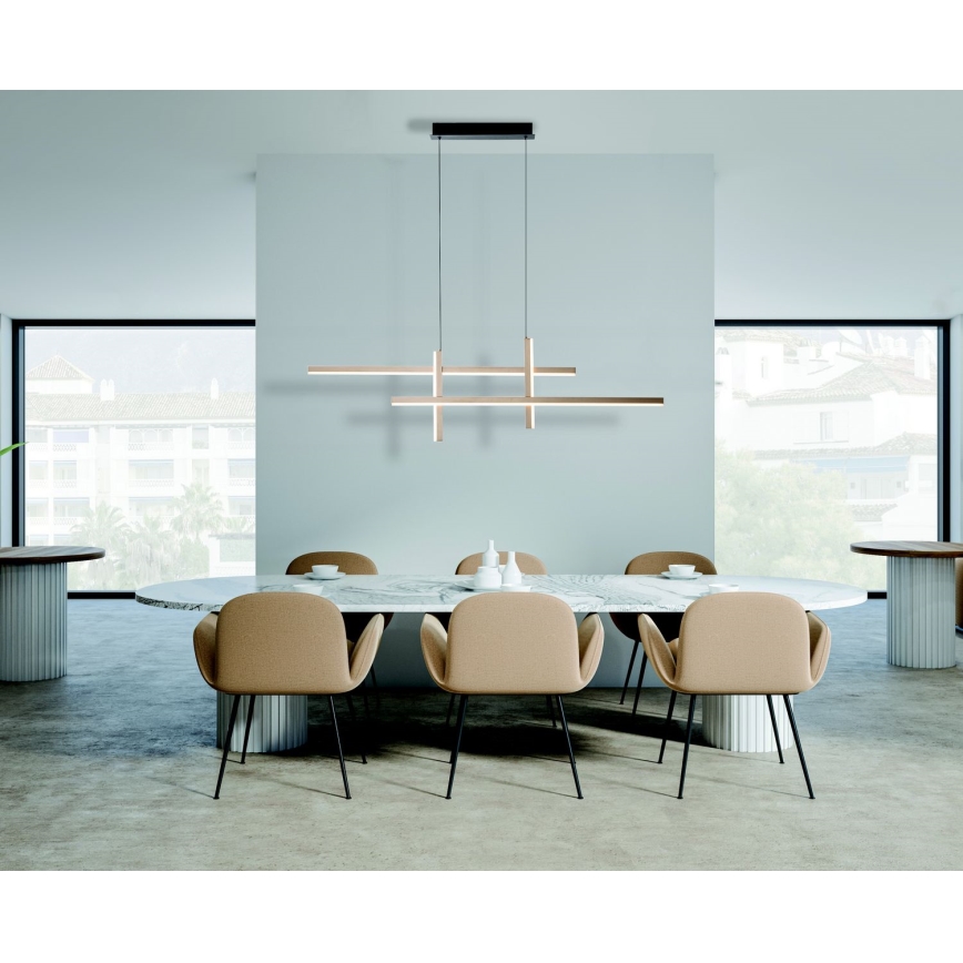 Zambelis 22022 - LED Stmievateľný luster na lanku LED/41W/230V zlatá