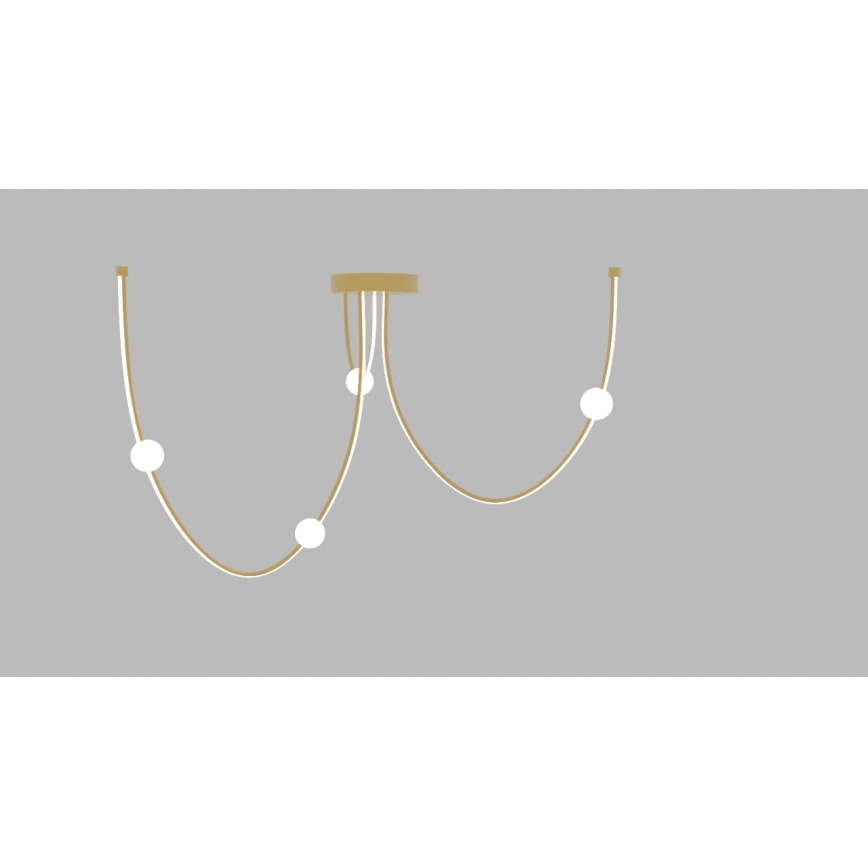 Zambelis 22248 - LED Stmievateľný luster na lanku LED/42W/230V zlatá