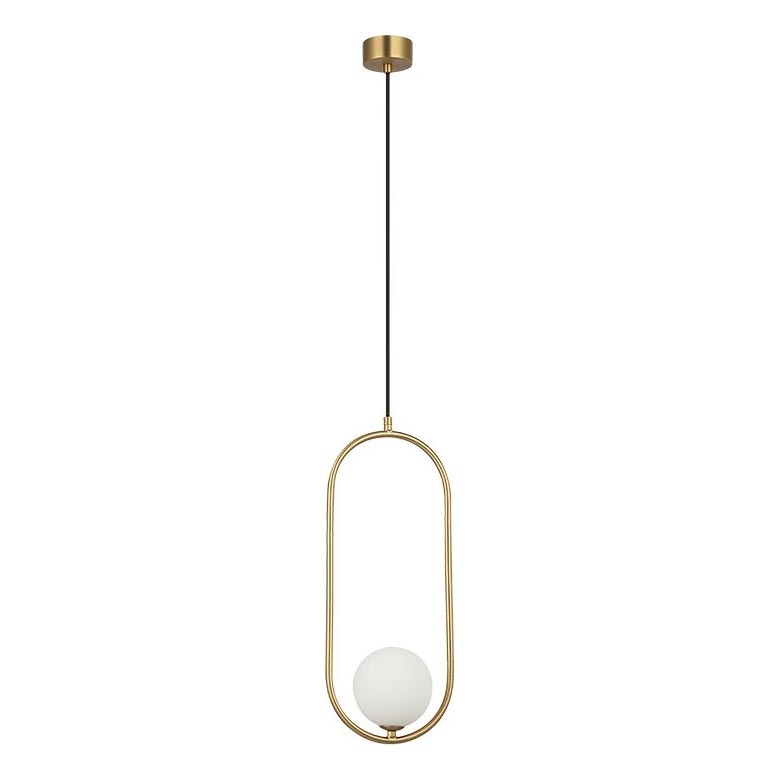 Zambelis 23135 - Luster na lanku 1xG9/7W/230V 12x20 cm zlatá