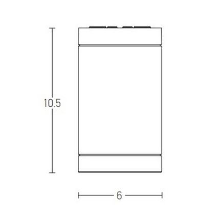 Zambelis E219 - Vonkajšie bodové svietidlo 1xGU10/7W/230V IP54 čierna