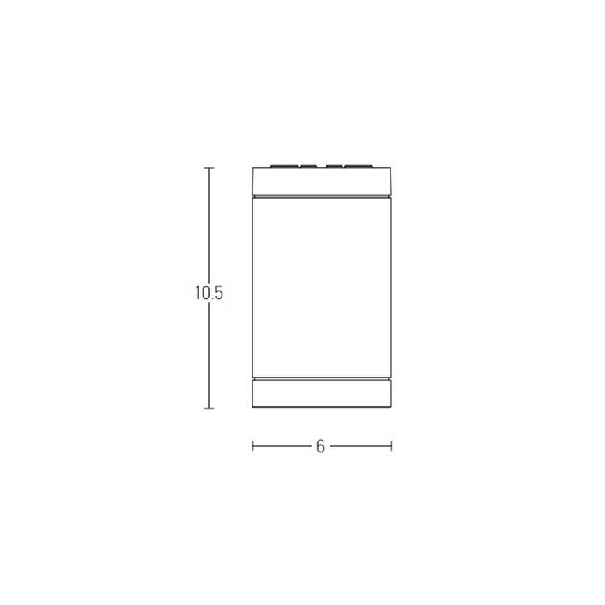 Zambelis E220 - Vonkajšie bodové svietidlo 1xGU10/7W/230V IP54 biela