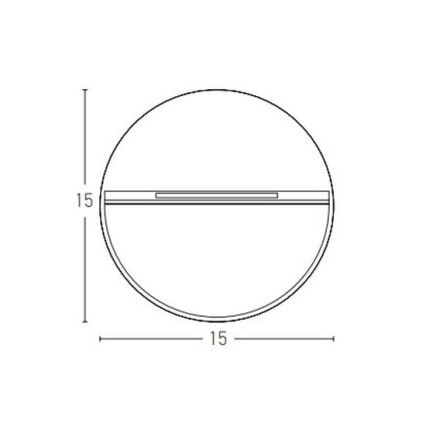 Zambelis E242-G - Vonkajšie schodiskové svietidlo LED/6W/230V IP65 antracit