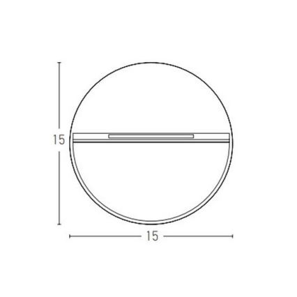 Zambelis E242-G - Vonkajšie schodiskové svietidlo LED/6W/230V IP65 antracit