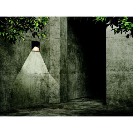 Zambelis E243 - LED Vonkajšie nástenné svietidlo LED/7W/230V IP44 antracit