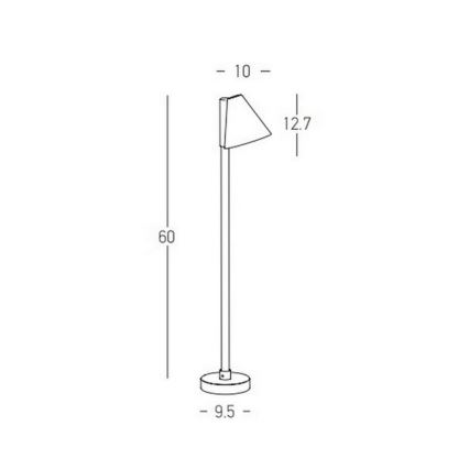 Zambelis E283 - LED Vonkajšia lampa LED/6W/230V IP65 antracit