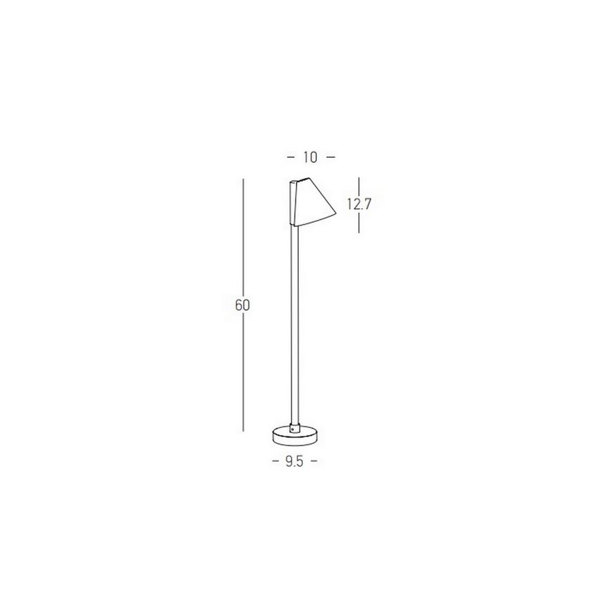 Zambelis E283 - LED Vonkajšia lampa LED/6W/230V IP65 antracit
