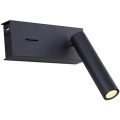 Zambelis H75 - LED Nástenné svietidlo LED/3W/230V USB čierna