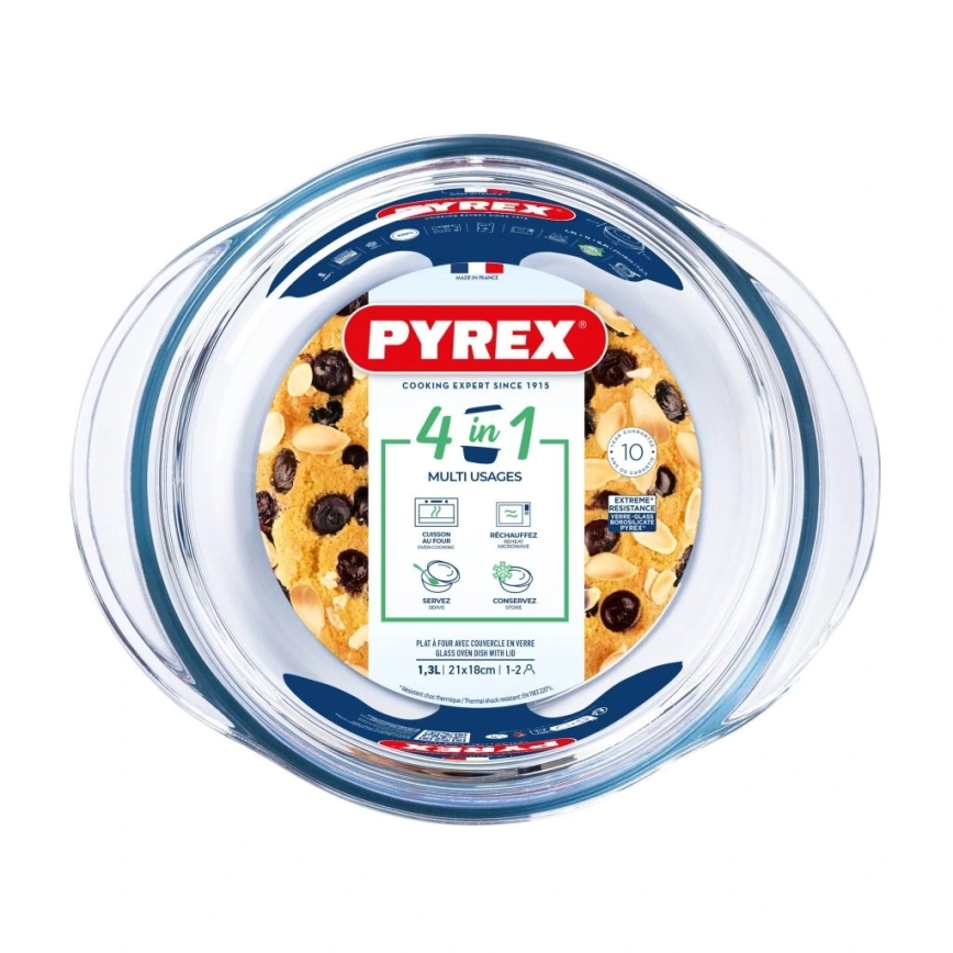 Zapekacia misa s pokrievkou PYREX 1,3 l