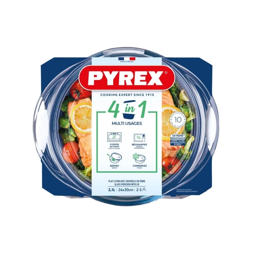Zapekacia misa s pokrievkou PYREX 2,1 l