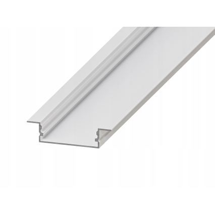 Zapustený profil pre LED pásy 1 m biely