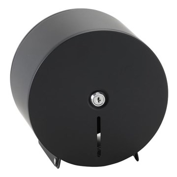 Zásobník na papier 20 x 20 cm, nerez/čierny