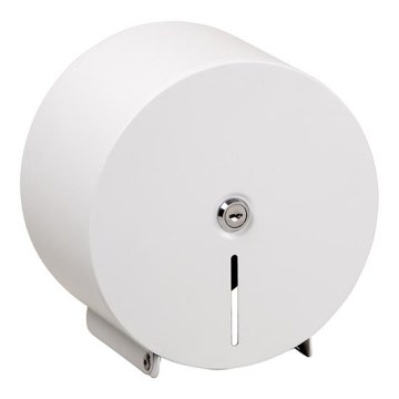 Zásobník na papier 20x20 cm nerez/biela