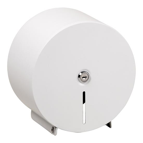 Zásobník na papier 20x20 cm nerez/biela