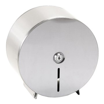 Zásobník papiera 20x20 cm nerez/strieborný