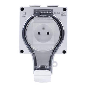 Zásuvka do vlhkého prostredia 230V/16A IP66