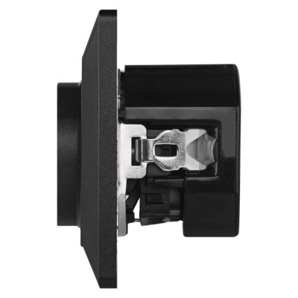 Zásuvka domová s USB 250V/16A antracit