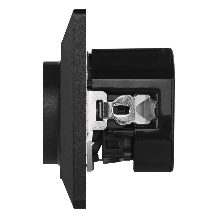 Zásuvka domová s USB 250V/16A antracit