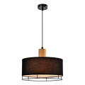 Závesná lampa ARDI 1xE27/40W/230V čierna/hnedá