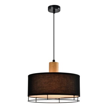 Závesná lampa ARDI 1xE27/40W/230V čierna/hnedá